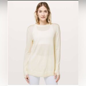 Lululemon Still At Ease Pullover Angel Wing / Angel Wing size S